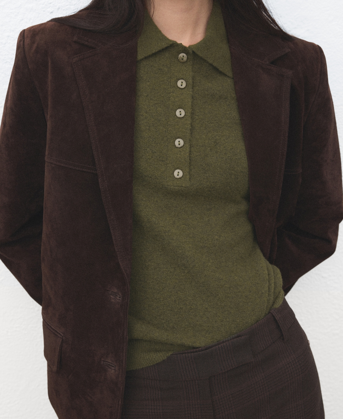 Mango Women's Long-Sleeved Polo-Neck Sweater