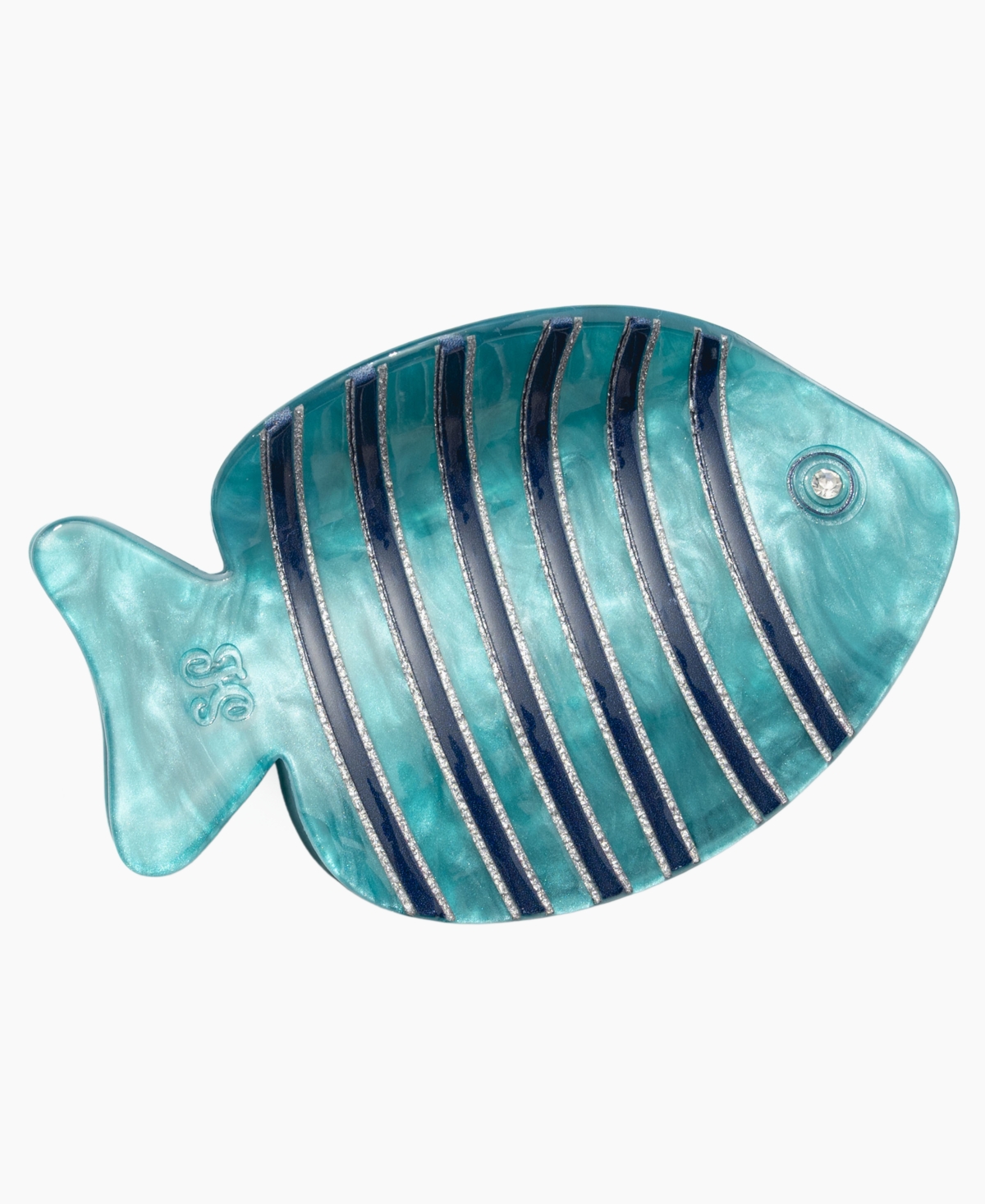 Frasier Sterling Fish and Shell Hair Claw Clip, 2-Piece Set