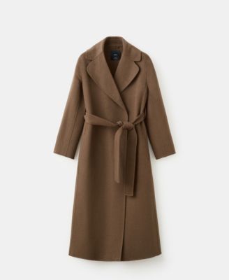Women's Belted Handmade Wool Coat