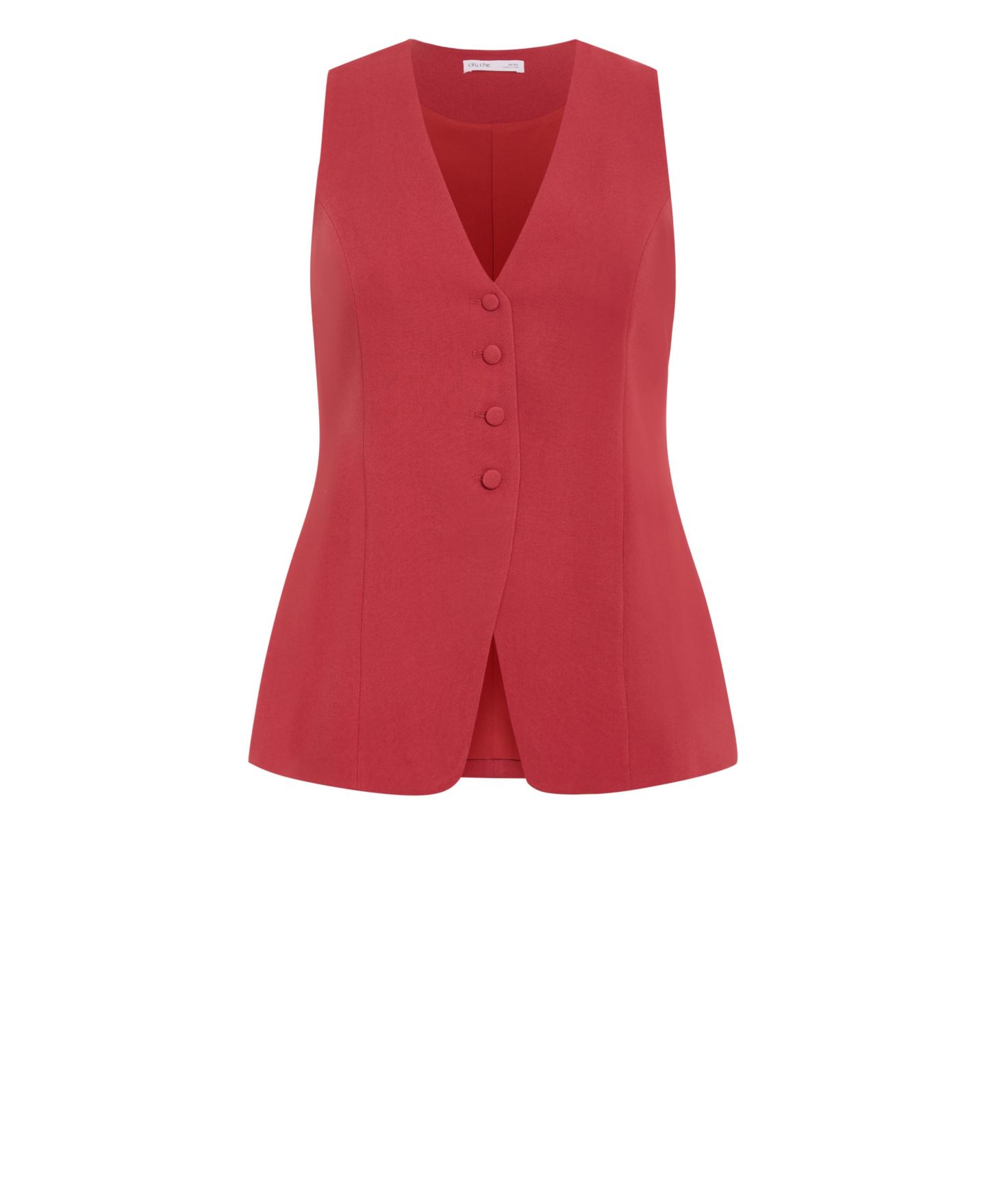 Женский жилет CITY CHIC Plus Size Tori Vest, цвет: Сиена — фото 3