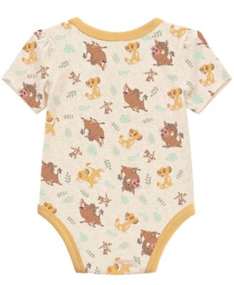 Baby Boys' Lion King T-Shirt & Shortall, 2-Piece Set