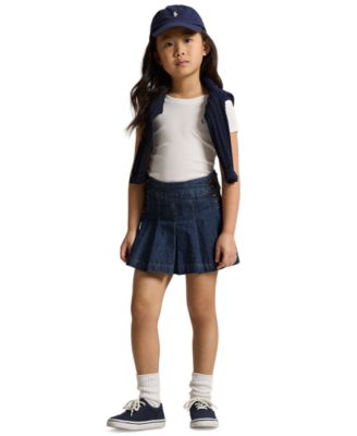 Toddler and Little Girls Cotton Jersey Short Sleeve T-shirt