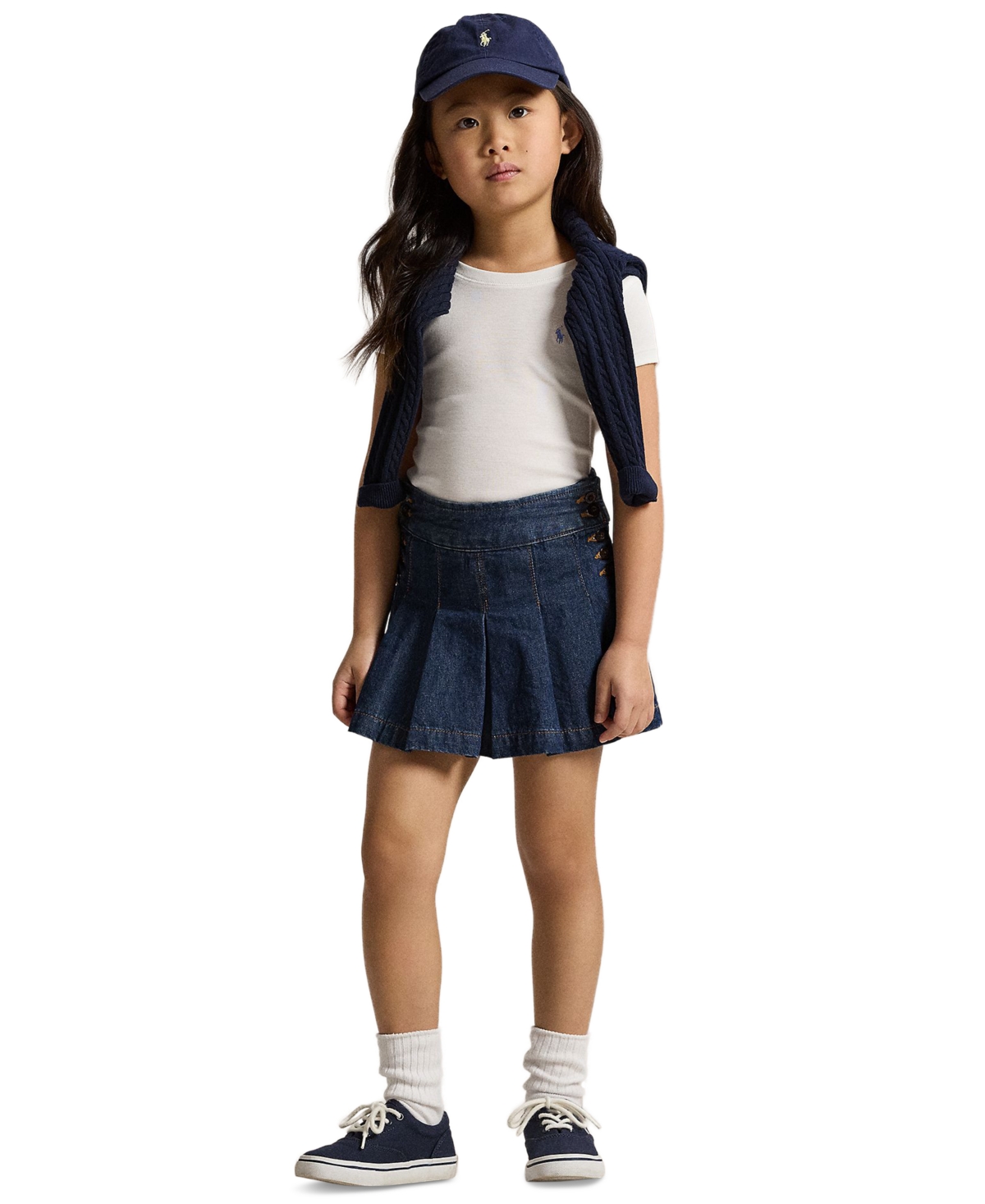 Polo Ralph Lauren Toddler and Little Girls Cotton Jersey Short Sleeve T-shirt