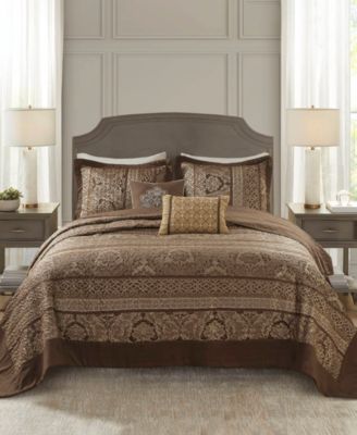 Bellagio Quilted 5-Pc. Bedspread Set, Queen