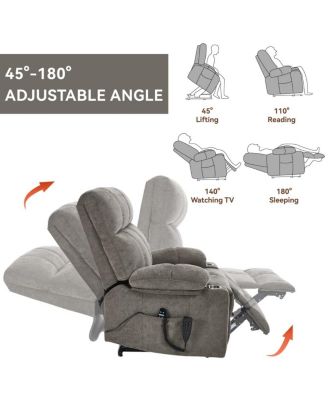 Oversized Power Lift Recliner for Big & Tall with Massage & Heat