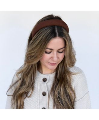 Women's Classic Padded Headband - Dark Brown