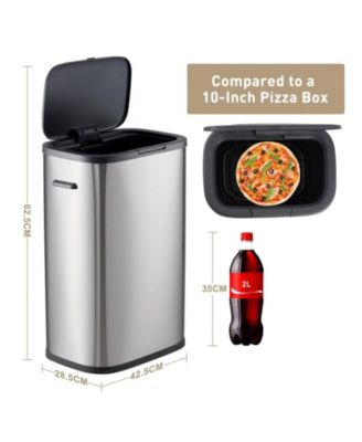 14.5 Gallon Automatic Trash Can with Lid - Smart Motion Sensor Design, 55L Capacity, Perfect for Kitchen, Bathroom, Bedroom & Office