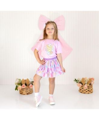 Toddler Girls Easter Doodle Short Sleeve T-Shirt