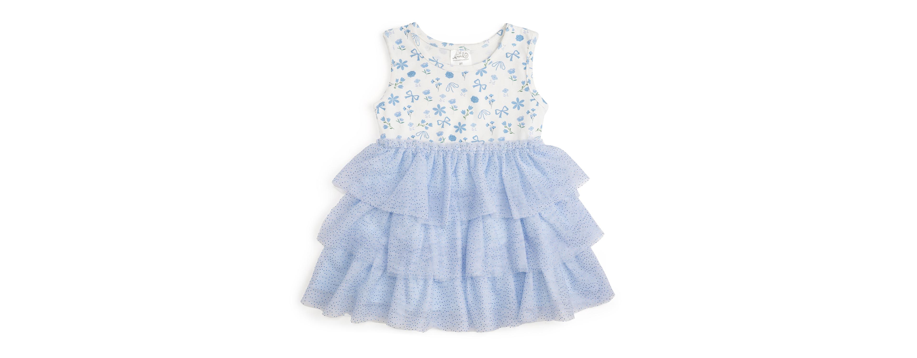 Sweet Wink Baby Girls Sky Floral Tank Tutu Dress