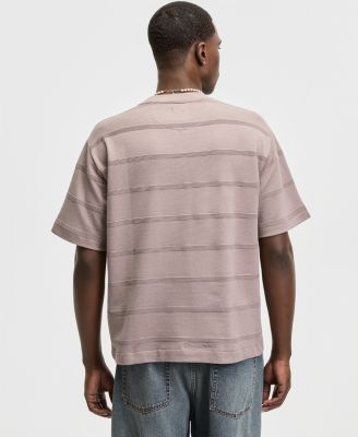 Men's Relaxed-Fit Ottoman Mesh T-Shirt