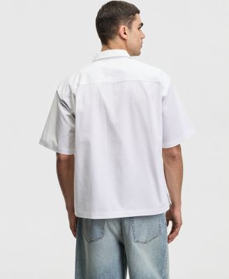 Men's Relaxed-Fit Short-Sleeve Ripstop Shirt