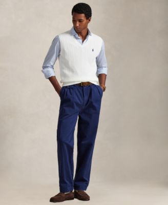 Men's Cable-Knit Sweater Vest