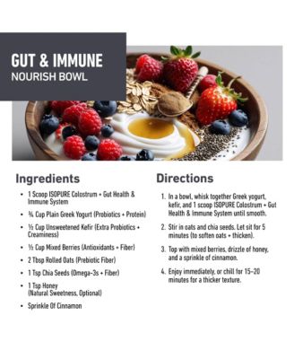 Colostrum + Gut Health & Immune System Support, Unflavored, 30 servings