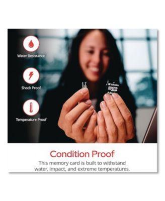 44084 64GB UHS-I V10 U1 Class 10 Premium microSDXC Memory Card with Adapter Up to 90MB/s Read Speed