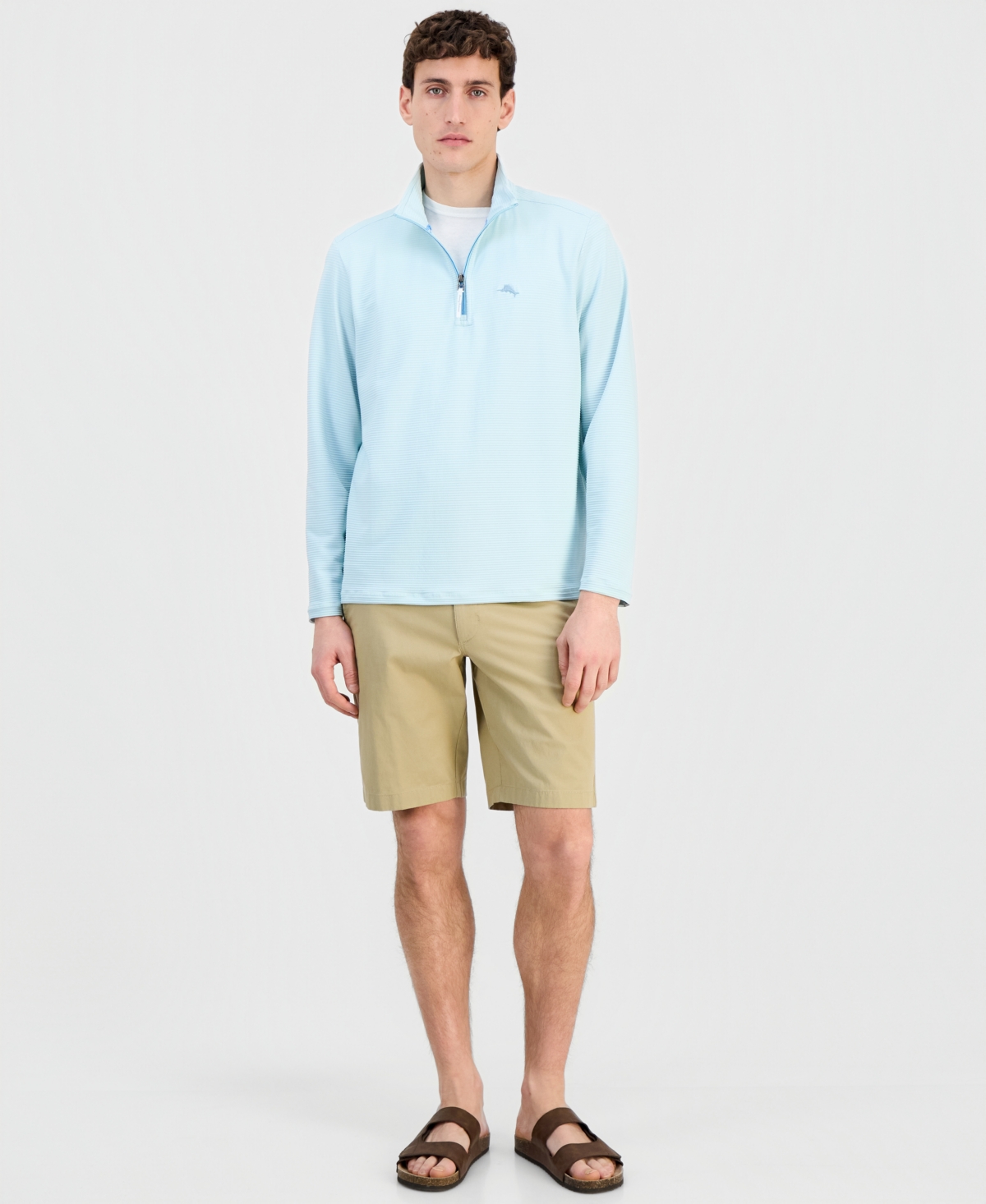 Tommy Bahama Men's Costa Wave Half-Zip Top