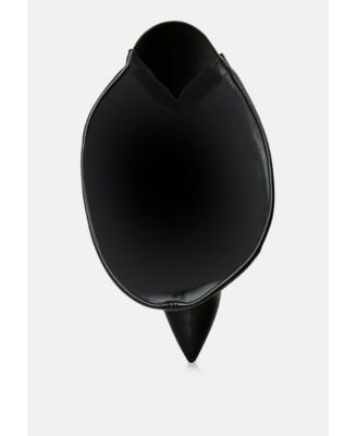 Womens Leggy Lass Wedge Heel Long Boots