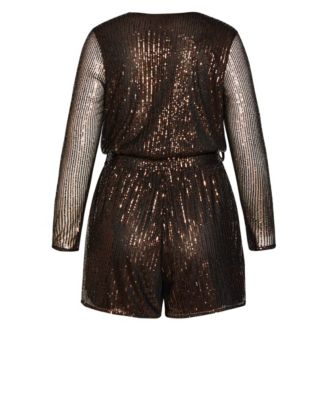 Women's Sequin Playsuit