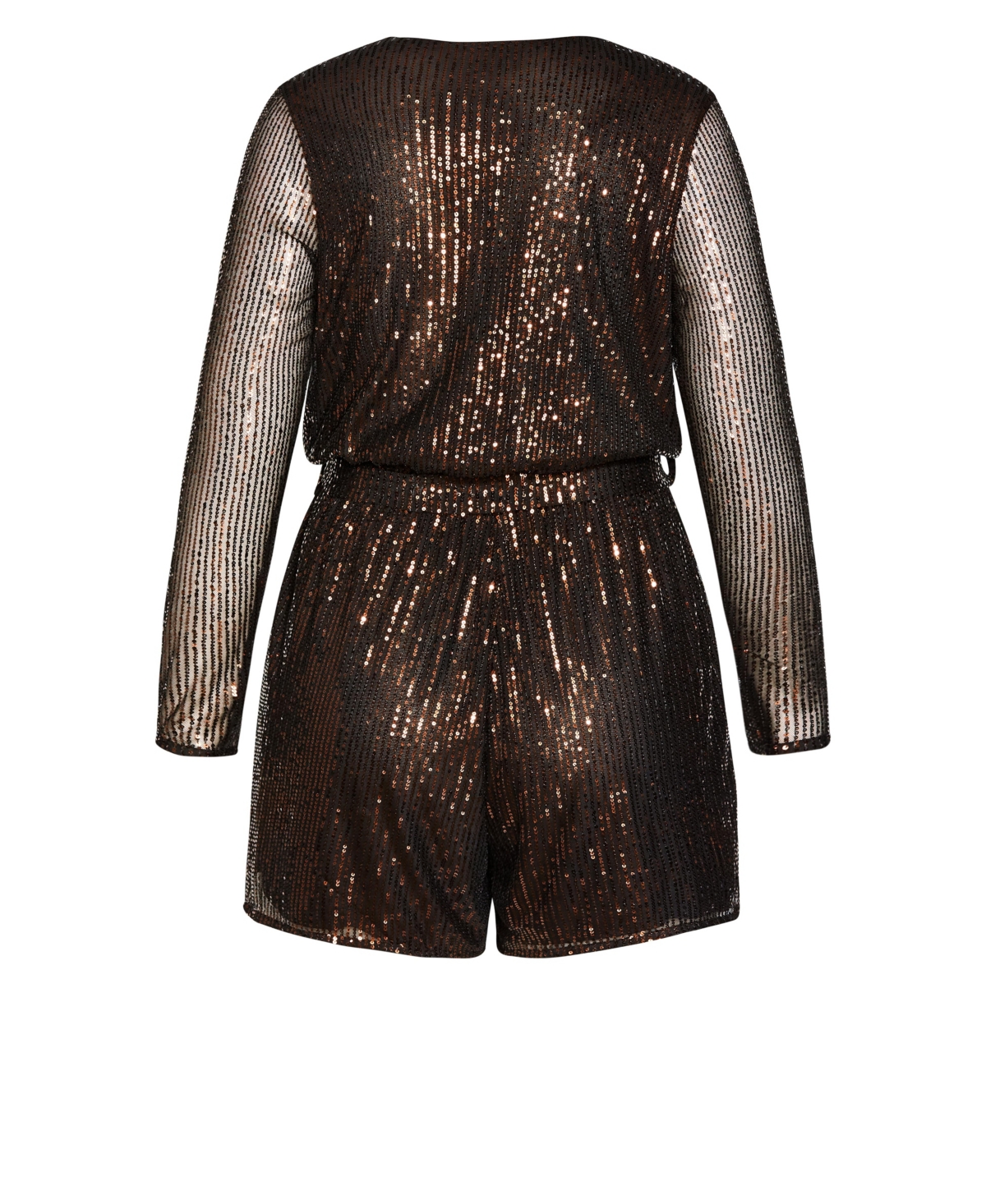 City Chic Women's Sequin Playsuit
