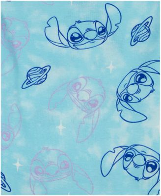 Girls' 4-10 All Over Print Tops, Shorts, and Pants, 4-Piece Pajama Set