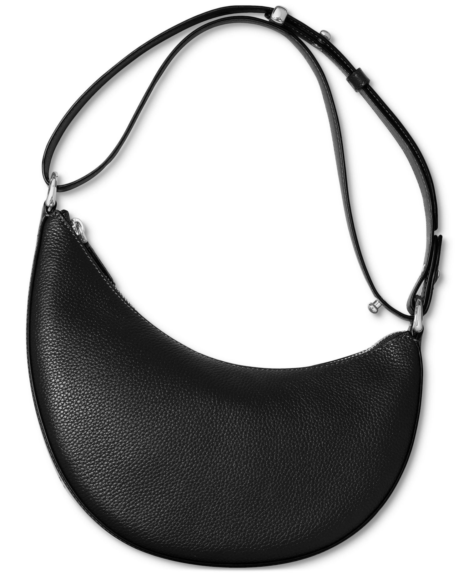 Duo Small Pebble Leather Crossbody Bag