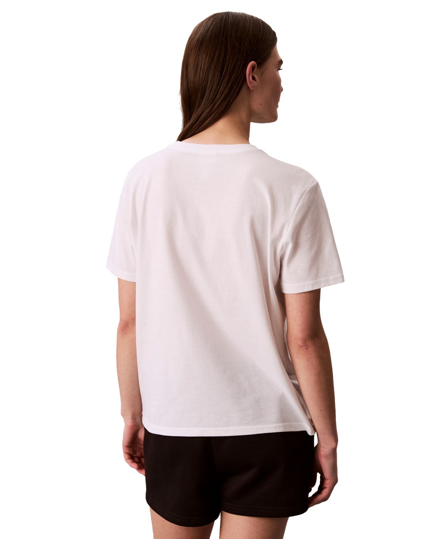 Женская футболка Calvin Klein Performance Commuter Short-Sleeve T-Shirt, цвет: Белый — фото 5