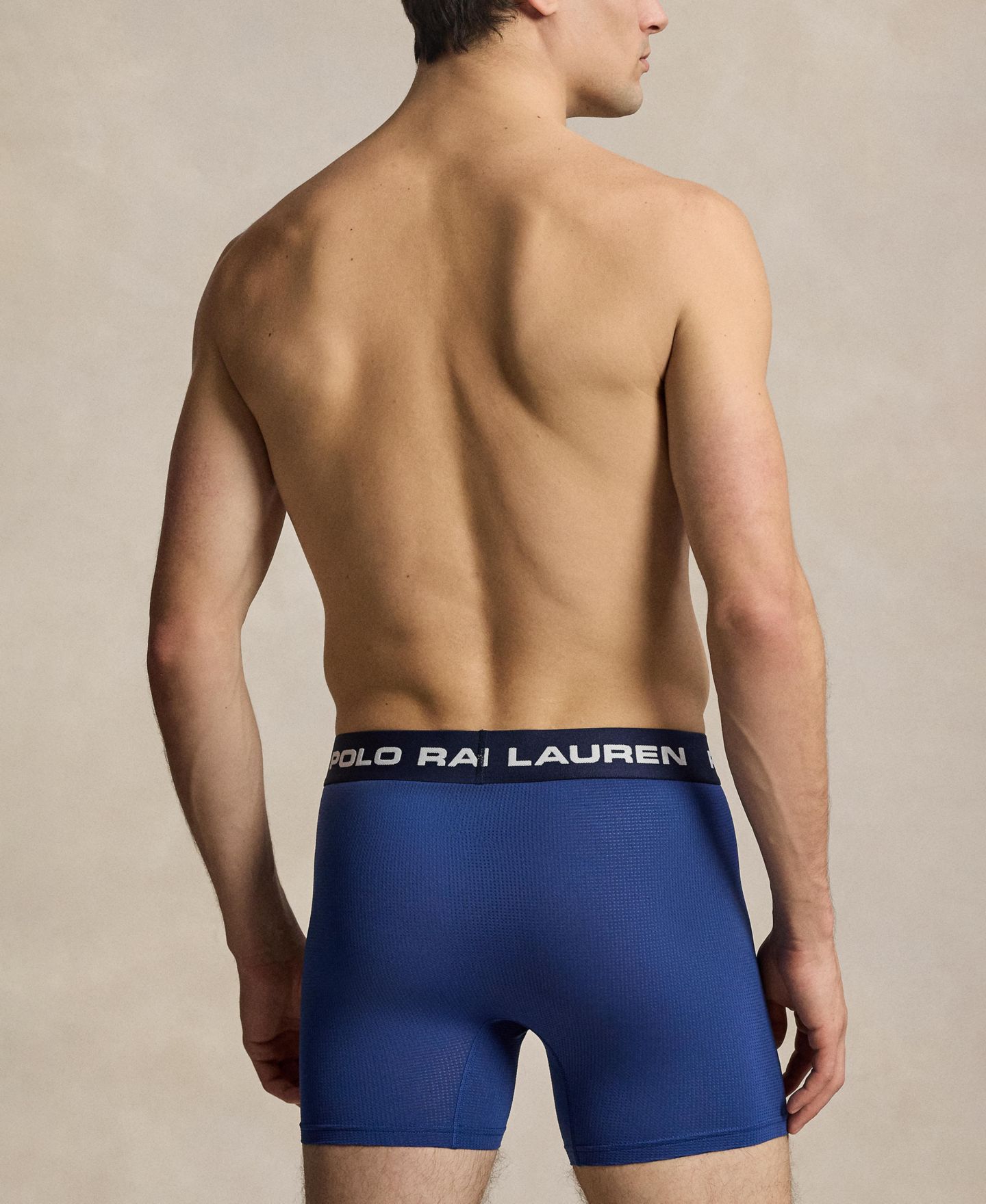 Мужские трусы Polo Ralph Lauren Perfect Pouch Boxer Briefs, цвет: Синий / Тёмно-синий — фото 3