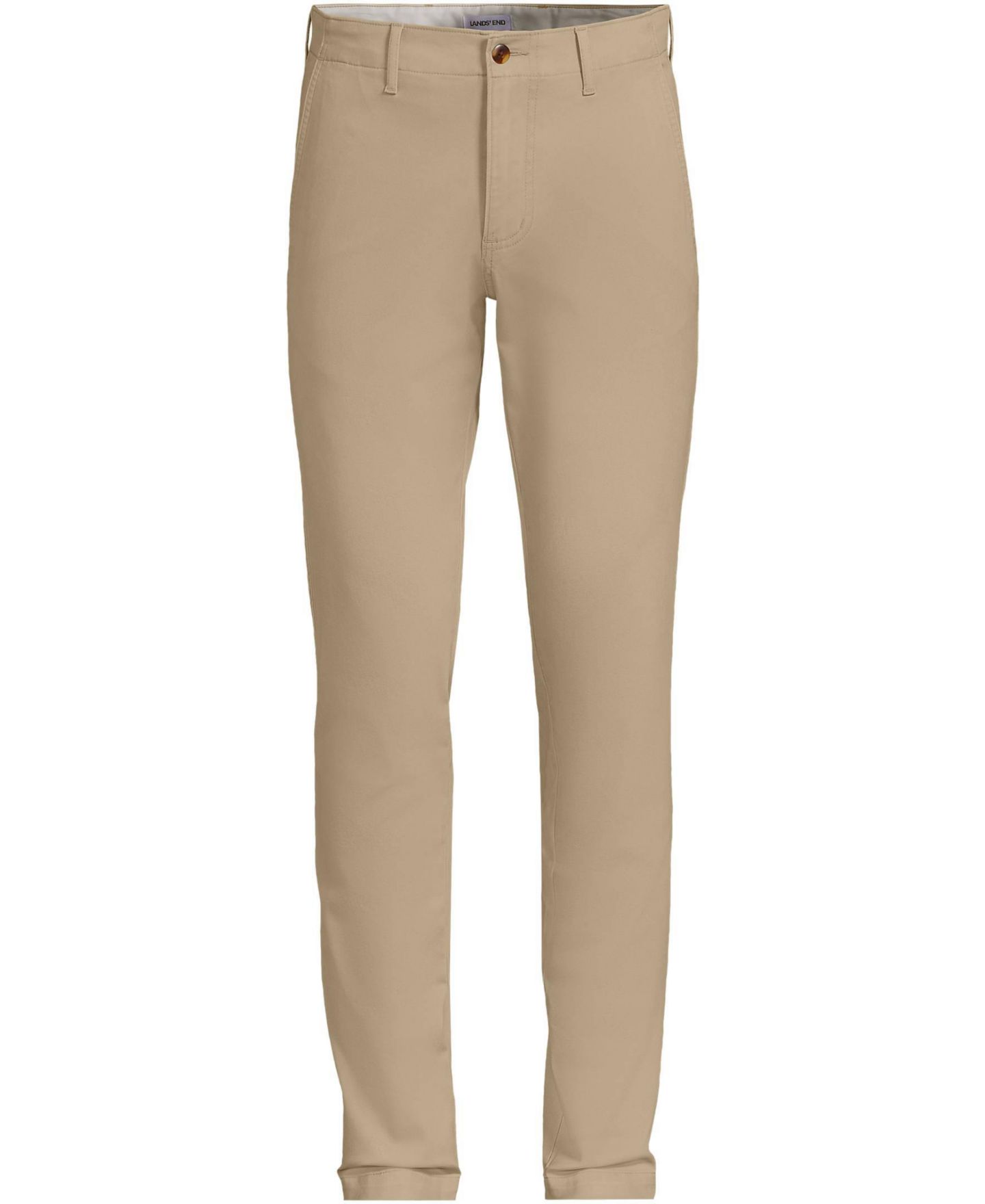 Мужские брюки Lands' End Knockabout Slim Fit Chino Pant, цвет: Пустынный рыжевато-коричневый — фото 2