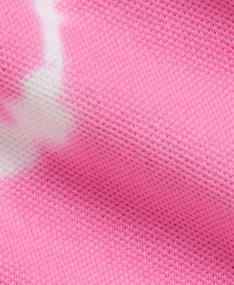 Baby Girls' Tie-Dye Stretch Mesh Polo Shirt and Shorts, 2-Piece Set