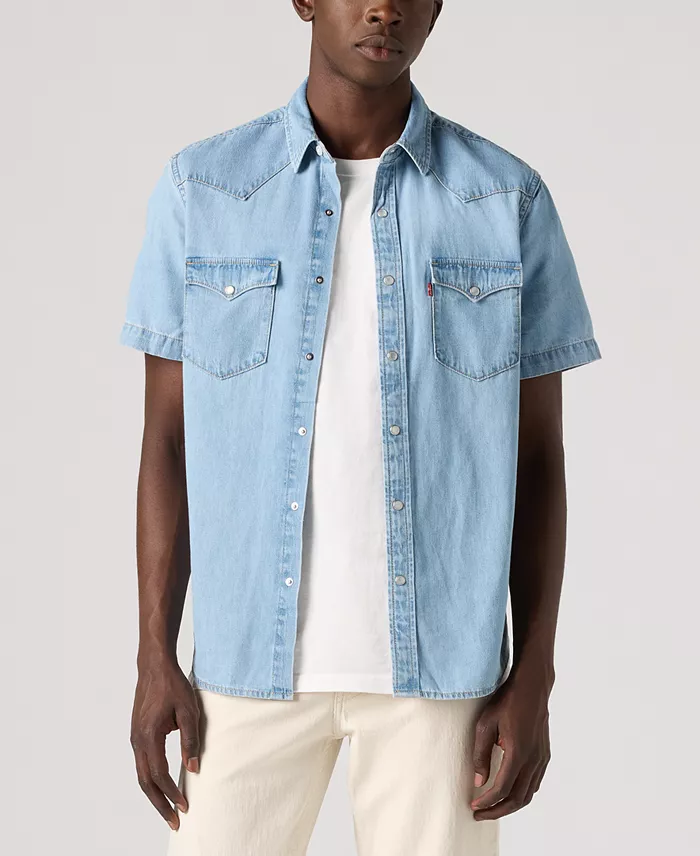 Men's Short-Sleeve Western Shirt - thumbnail 2