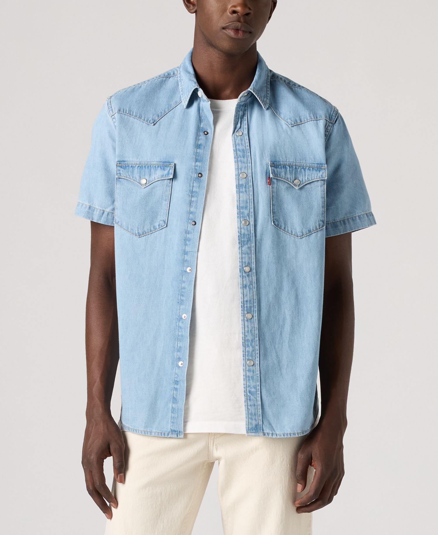 Men's Short-Sleeve Western Shirt