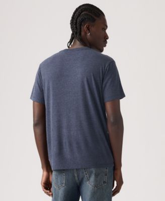 Men's Graphic Logo Detail Crewneck T-Shirt