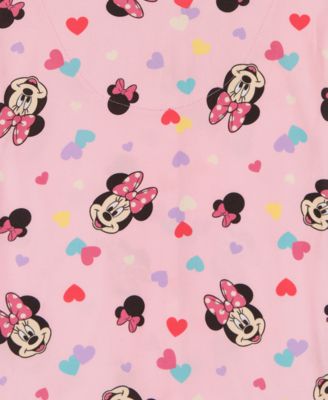 Girls' Toddler 2T-4T Printed Top and Pants, 2-Piece Pajama Set