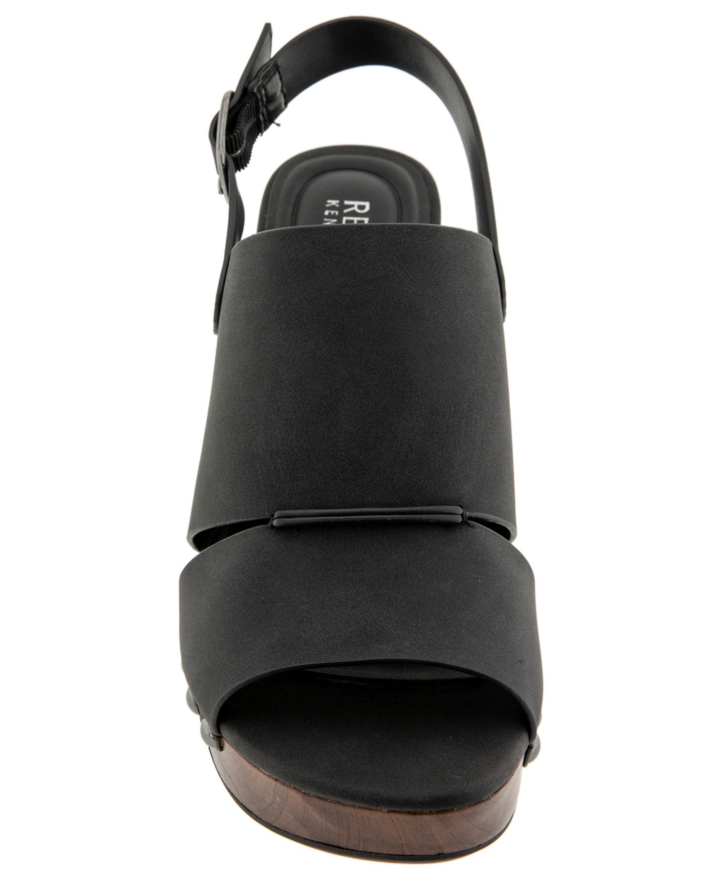 Женские сандалии Kenneth Cole Reaction Rehoboth Platform Dress Sandals, цвет: Чёрный гладкий — фото 7