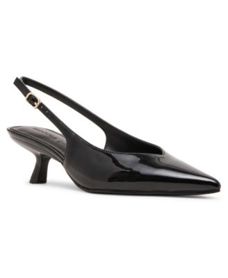 Women's Slingback Kitten-Heel Pumps