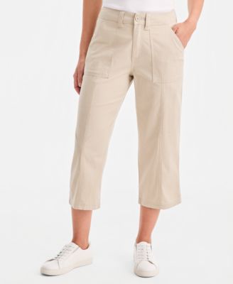 Women's Seamed Utility Capri Pants