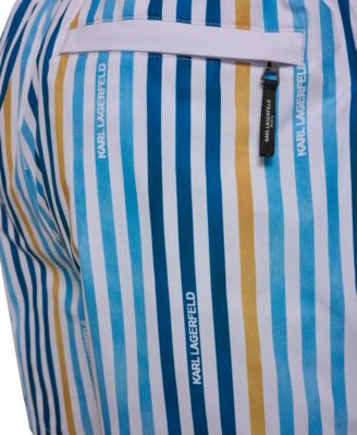 Men's Striped Volley Shorts