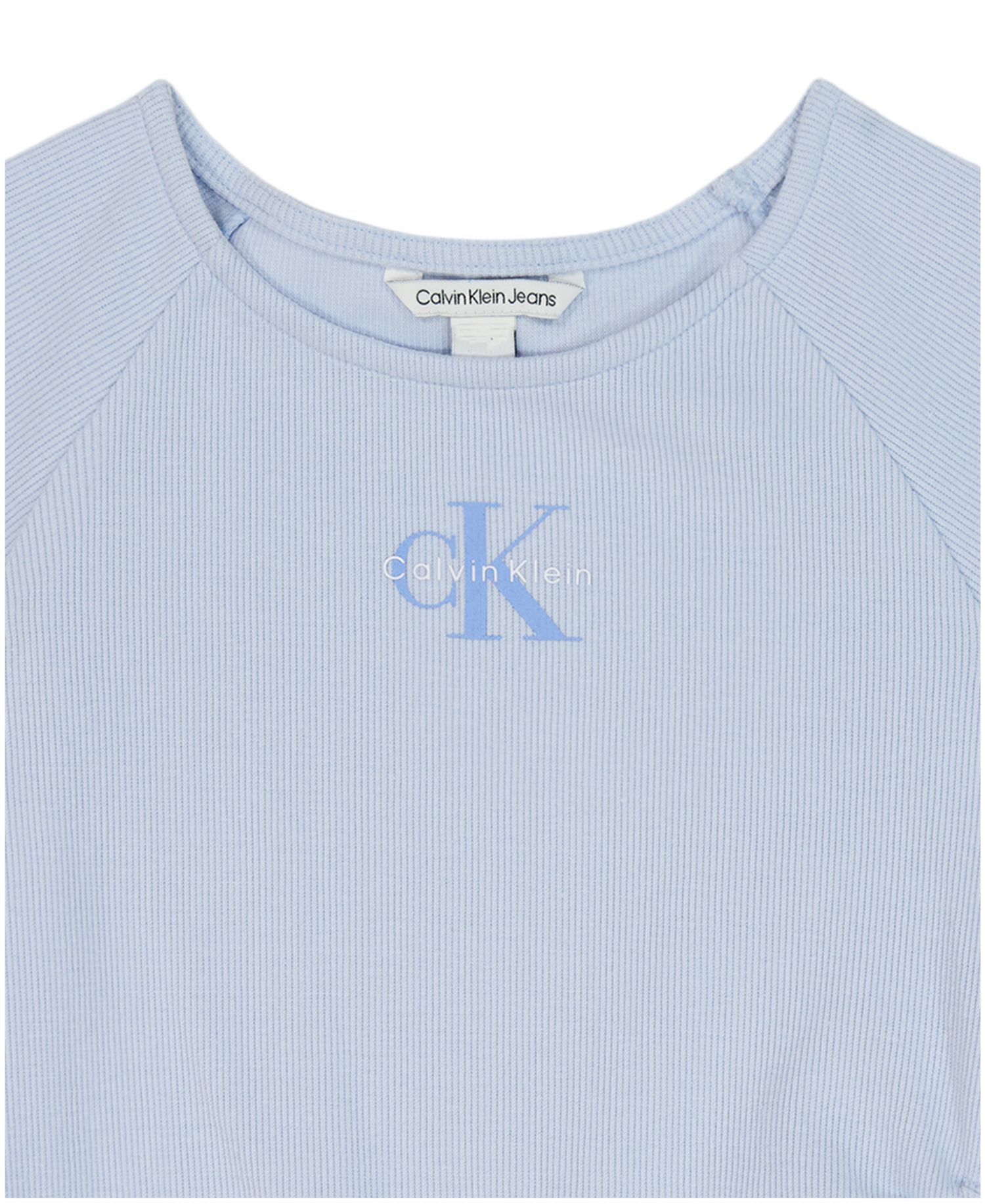 Girls' 7-16 CK Side Ruched Round Neck T-Shirt