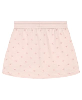 Girls' 7-16 Flocked Pull-On Skort