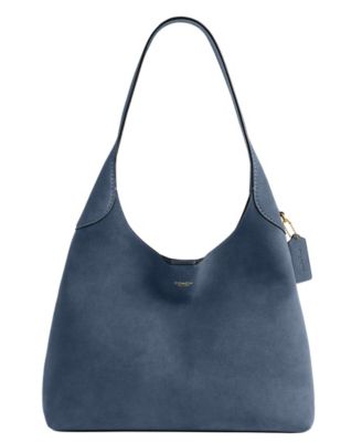 Brooklyn Large Suede Shoulder Bag 34