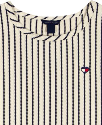 Girls' 7-16 Popcorn Knit Top