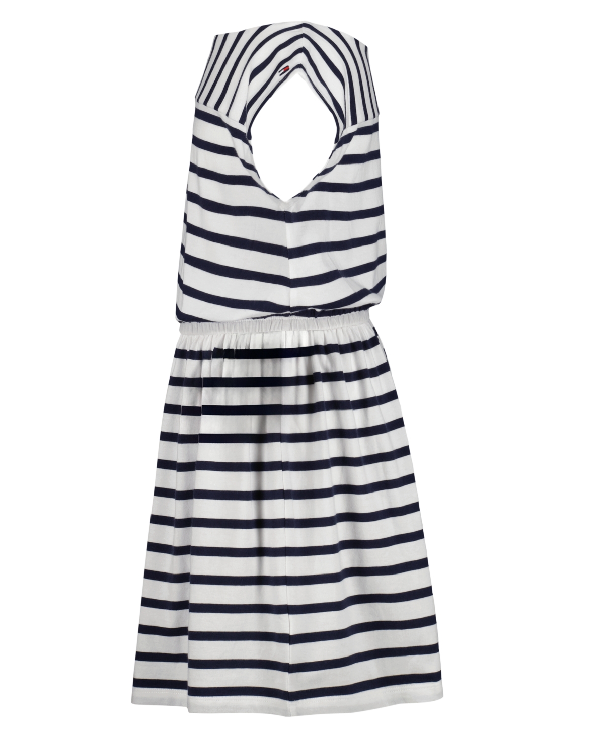 Tommy Hilfiger Girls' 7-16 Boat Neck Stripe Dress