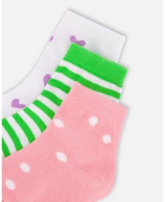 Girls Socks (3 Pairs) Striped