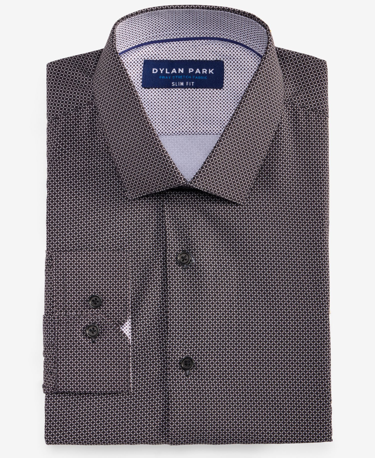 Men's Slim-Fit Performance Four-Way Stretch Dress Shirt