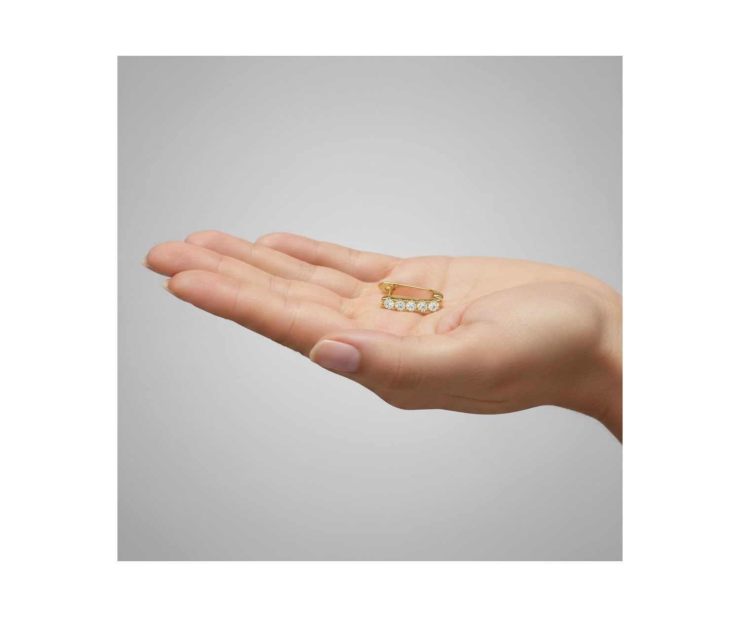 Dainty Clear Cubic Zirconia Extra Mini Hoop Earrings