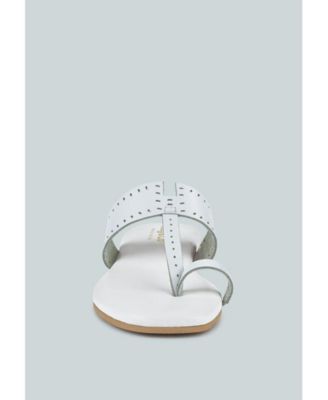 MILA Womens Toe Ring Thong Slip On flats