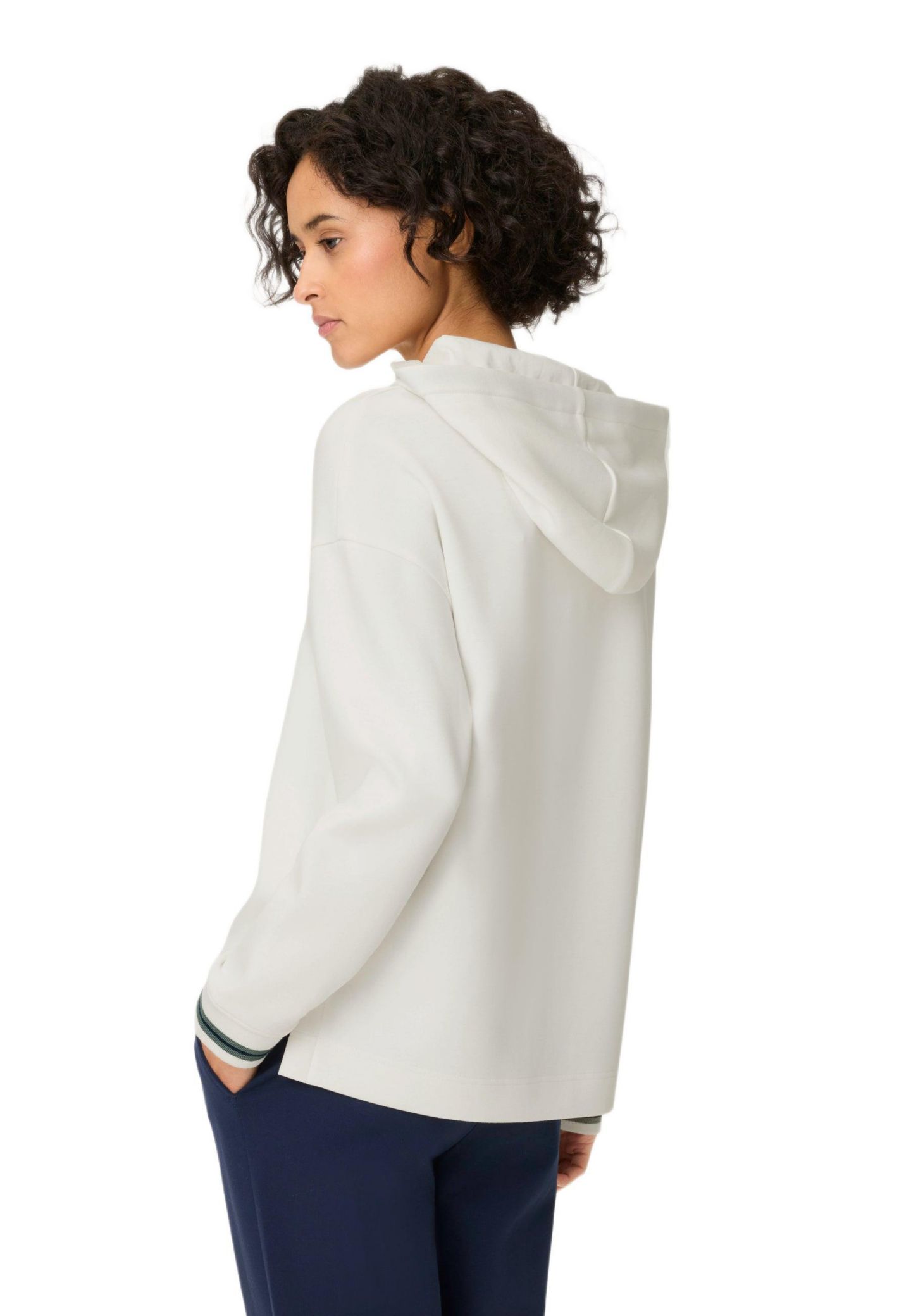 Женский топ Olsen Scuba Knit Jersey Top, цвет: Молочный белый — фото 3