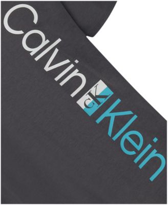 Boys' 8-20 Vertical CK Short-Sleeve Crewneck T-Shirt