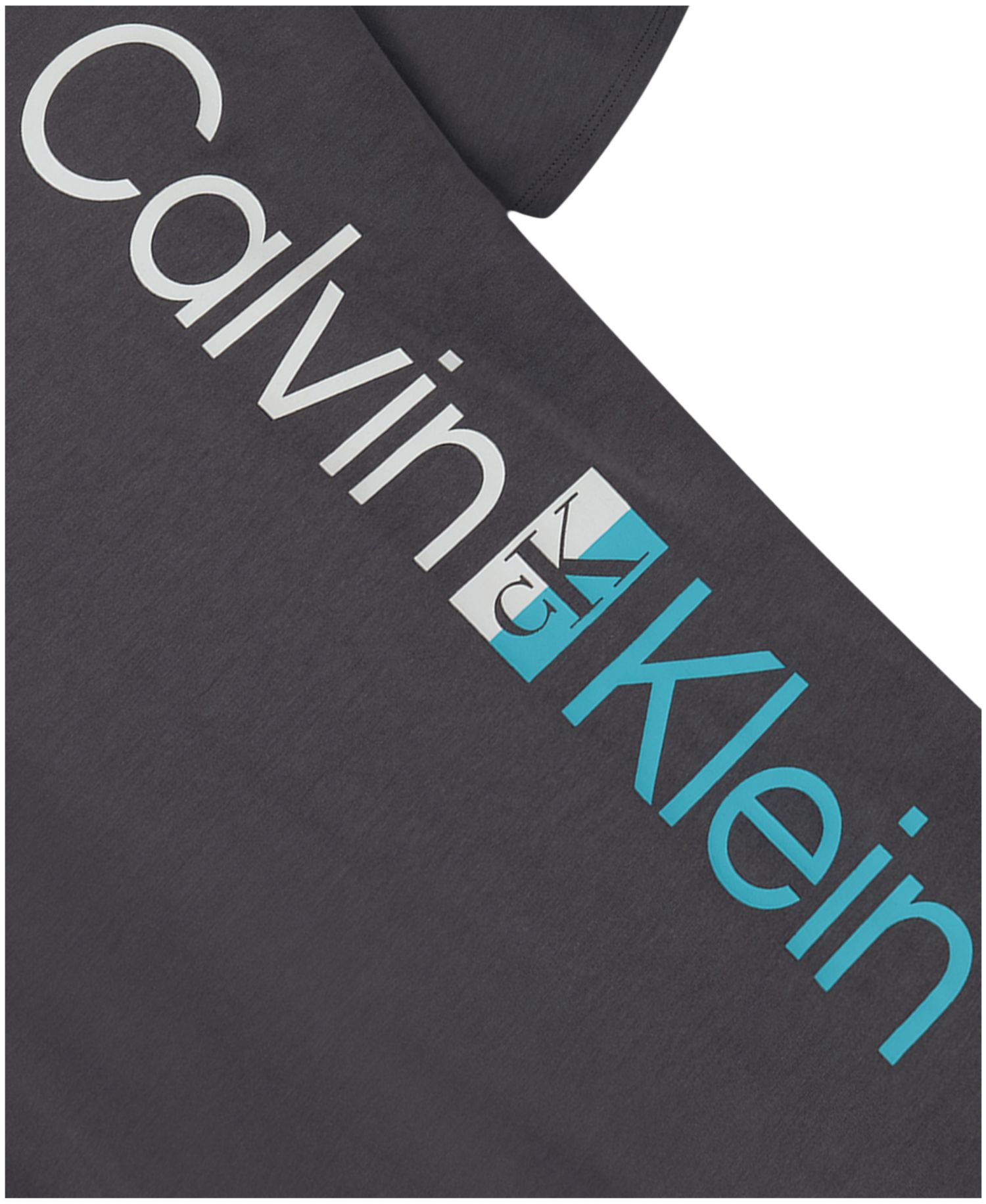 Boys' 8-20 Vertical CK Short-Sleeve Crewneck T-Shirt