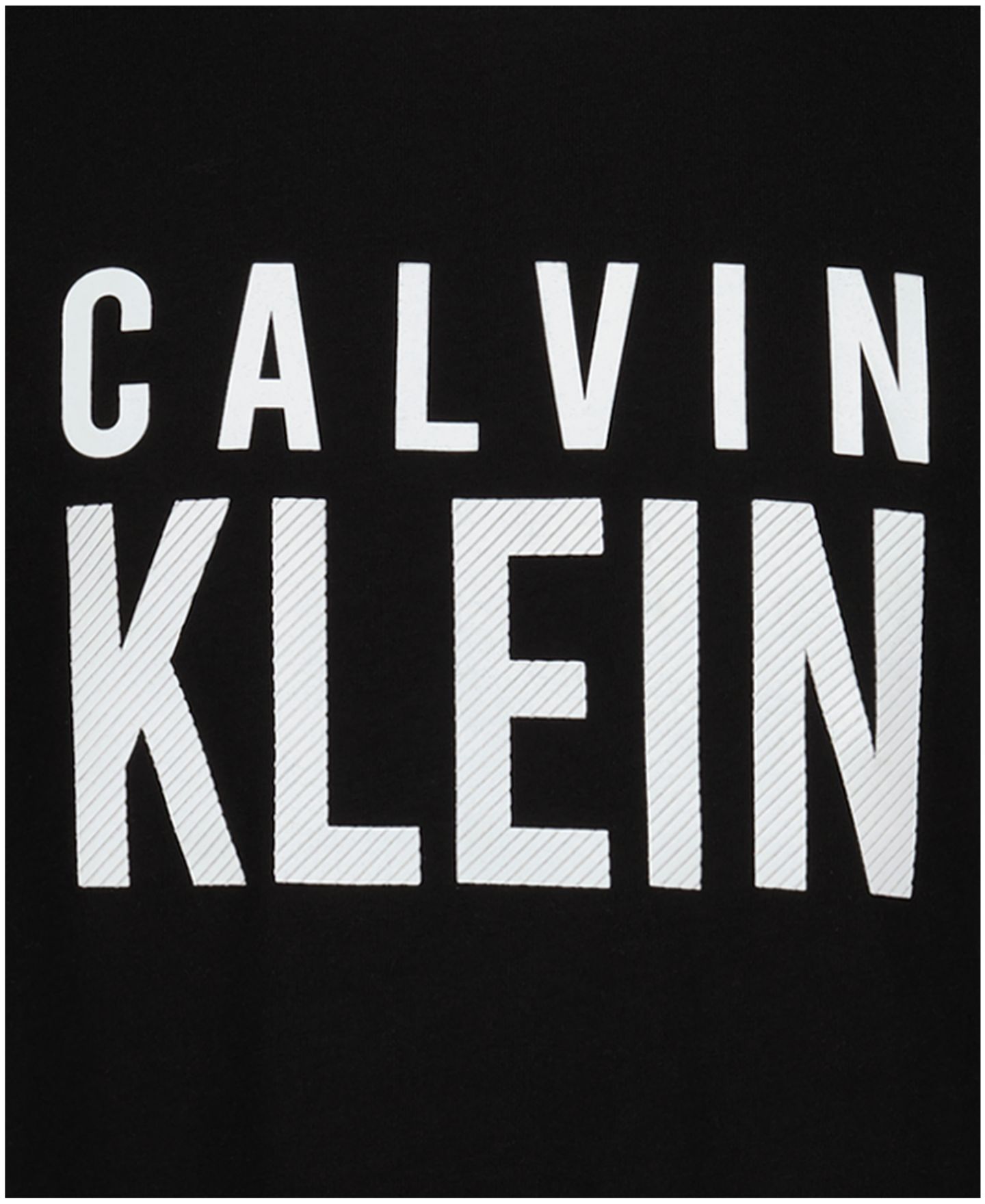 Футболка Calvin Klein CK Structure Short-Sleeve Crewneck для мальчиков, цвет: Чёрный — фото 5