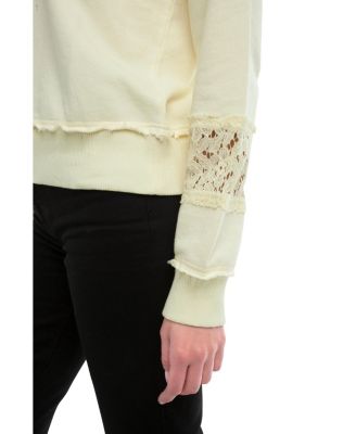 Women's Lace Details Sweatshirt